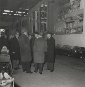 Sesto San Giovanni - Finanziaria Ernesto Breda (Feb) - Breda ferroviaria - Visita di una missione russa