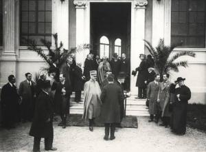 Milano - Fiera campionaria del 1924 - Visita del Re Vittorio Emanuele III di Savoia in occasione dell'inaugurazione