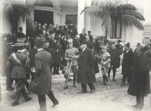 Milano - Fiera campionaria del 1926 - Padiglione della Breda - Visita del principe di Piemonte Umberto II di Savoia