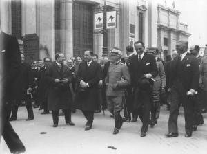 Milano - Fiera campionaria del 1930 - Visita del Re Vittorio Emanuele III di Savoia