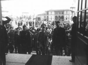 Milano - Fiera campionaria del 1935 - Visita del Re Vittorio Emanuele III di Savoia