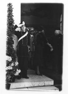 Milano - Fiera campionaria del 1939 - Visita del principe di Piemonte Umberto II di Savoia con la moglie Maria José