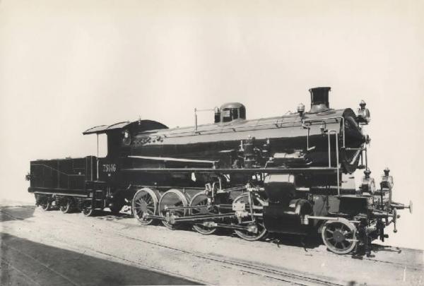 Ernesto Breda (Società) - Locomotiva a vapore con tender separato 73146 per le Ferrovie dello Stato (FS)