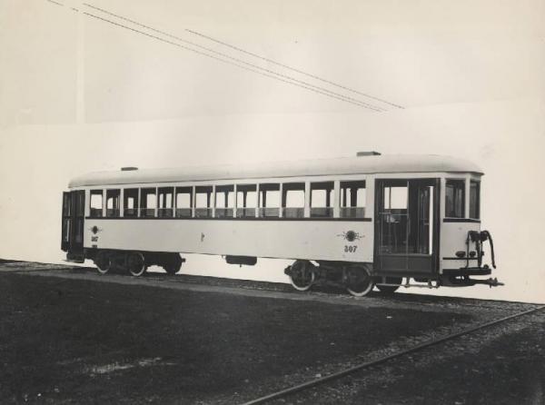 Ernesto Breda (Società) - Automotrice tramviaria n. 307 per la Società Trazione Elettrica Lombarda (STEL)