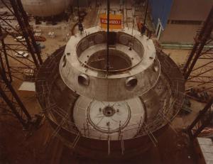 Creys-Malville - Centrale elettronucleare Superphenix - Vessel - Montaggio