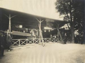 Milano - Fiera campionaria del 1923 - Tettoia delle macchine agricole - Stand della Breda