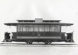Ernesto Breda (Società) - Carrozza da rimorchio n. 1116 per i tram della città di Varsavia (Polonia)