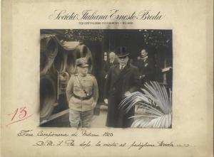 Milano - Fiera campionaria del 1923 - Visita del Re Vittorio Emanuele III di Savoia