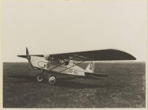 Ernesto Breda (Società) - Aereo monoplano biposto da turismo ed addestramento OO-ALI tipo Breda Ba.15