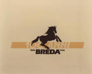Finanziaria Ernesto Breda (Feb) - Logo della società per la cerimonia dei "100 Anni Breda 1886-1986"