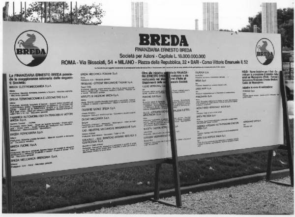 Bari - Fiera del Levante del 1963 - Padiglione della Breda