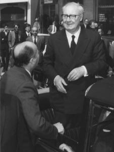 Milano - Fiera campionaria del 1971 - Visita del Presidente della Repubblica Giuseppe Saragat