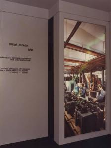 Milano - Fiera campionaria del 1973 - Padiglione dell'EFIM - Pannelli della Società Breda Aconda di Bari