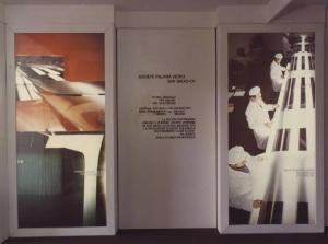 Milano - Fiera campionaria del 1973 - Padiglione dell'EFIM - Pannelli della Società italiana vetro di San Salvo