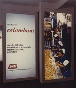 Milano - Fiera campionaria del 1973 - Padiglione dell'EFIM - Pannelli della Società Colombani