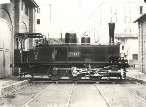 Ernesto Breda (Società) - Locomotiva a vapore "Italia"