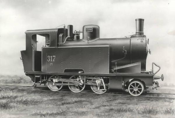Ernesto Breda (Società) - Locomotiva a vapore 317