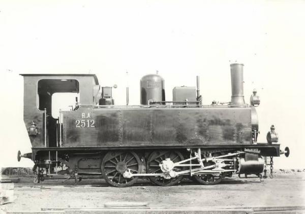 Ernesto Breda (Società) - Locomotiva a vapore R.A. 2512 per la Rete Adriatica (RA)