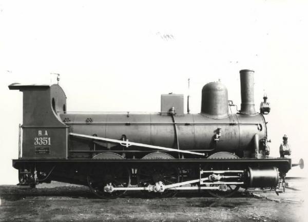 Ernesto Breda (Società) - Locomotiva a vapore R.A. 3351 per la Rete Adriatica (RA)
