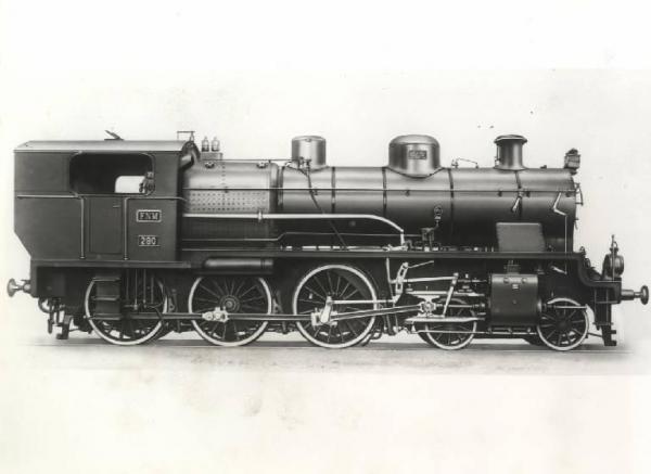 Ernesto Breda (Società) - Locomotiva a vapore F.N.M. 280 per le Ferrovie Nord Milano (FNM)