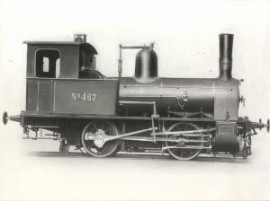 Ernesto Breda (Società) - Locomotiva a vapore locotender 467 per le Ferrovie della Danimarca