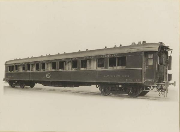Ernesto Breda (Società) - Carrozza ferroviaria letto n. 2712 A per la Compagnie Internationale des Wagons-Lits (CIWL)