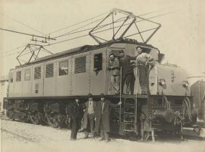 Ernesto Breda (Società) - Locomotiva elettrica E.326.002 per le Ferrovie dello Stato (FS) - Collaudo sulla linea Milano-Foggia