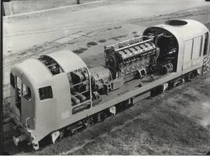 Ernesto Breda (Società) - Locomotiva diesel-elettrica del gruppo D.341 per le Ferrovie dello Stato (FS)