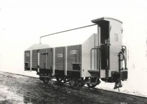 Ernesto Breda (Società) - Carro ferroviario a sponde aperte tipo alto con cabina frenatore