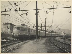Linea ferroviaria Milano-Como - Elettrotreno ETR 300 "Settebello" per le Ferrovie dello Stato (FS) in circolazione