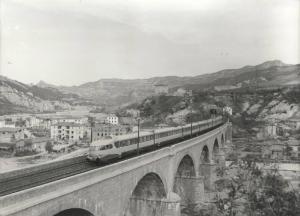 Linea ferroviaria Bologna-Firenze - Elettrotreno ETR 300 "Settebello" per le Ferrovie dello Stato (FS) in circolazione