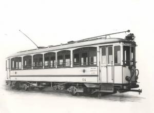 Ernesto Breda (Società) - Tram n. 64 per la Società Trazione Elettrica Lombarda (STEL)