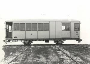 Ernesto Breda (Società) - Carrozza da rimorchio bagagliaio e postale n. 10 per la tramvia Monza-Trezzo-Bergamo (MTB)