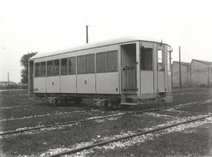 Ernesto Breda (Società) - Carrozza da rimorchio n. 9 di seconda classe per la tramvia Monza-Trezzo-Bergamo (MTB)