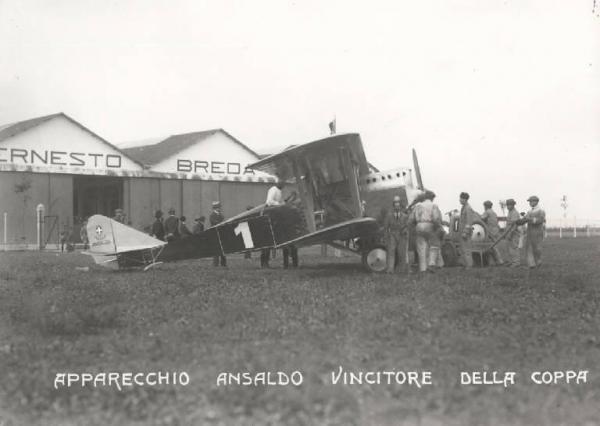 Sesto San Giovanni, Cinisello Balsamo, Bresso  - Manifestazione aviatoria "Gran Coppa d'Italia" del 1922