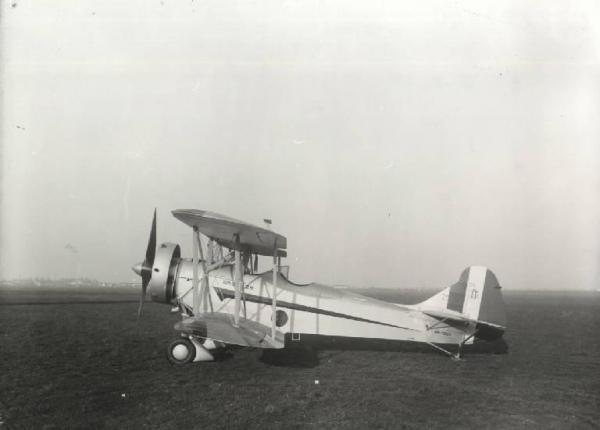 Ernesto Breda (Società) - Aereo biplano monoposto da addestramento ed acrobatico tipo Breda Ba.28