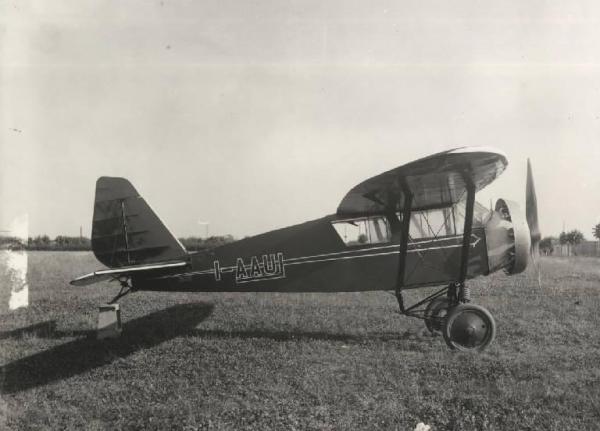 Ernesto Breda (Società) - Aereo monoplano biposto da turismo ed addestramento I-AAAJ tipo Breda Ba.15