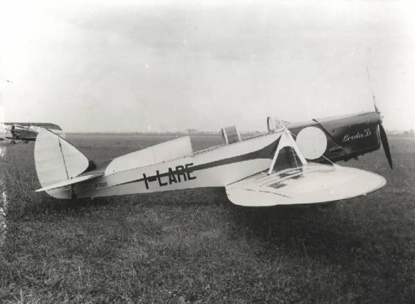 Ernesto Breda (Società) - Aereo monoplano monomotore biposto da turismo ad ala bassa a semisbalzo I-LARE tipo Breda Ba.33