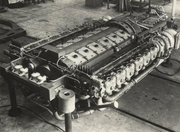 Ernesto Breda (Società) - Motore diesel per trazione ferroviaria