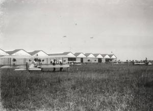 Sesto San Giovanni, Cinisello Balsamo, Bresso  - Manifestazione aviatoria "Coppa Baracca" del 1925 - Aerei sul campo volo