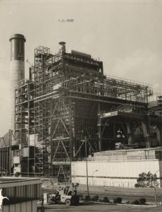 Civitavecchia - Centrale termoelettrica dell'ENEL - Generatore di vapore - Montaggio