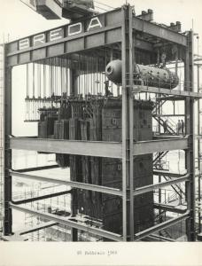 Salionze - Centrale termoelettrica dell'AEM Brescia-Verona - Generatore di vapore - Montaggio