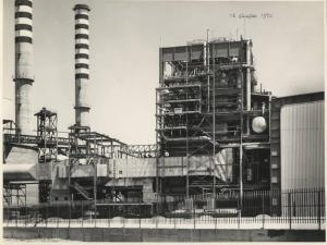 Portovesme - Centrale termoelettrica della Società Alsar - Generatore di vapore - Prima unità - Montaggio