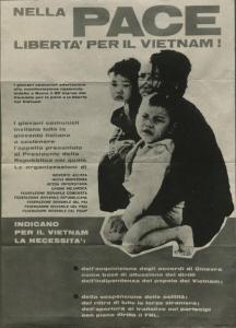 Roma - Manifesto contro la guerra del Vietnam