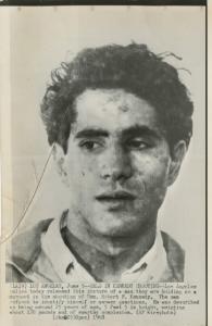 Los Angeles - Omicidio di Robert Kennedy - Ritratto maschile - Foto segnaletica di Sirhan Bishara Sirhan