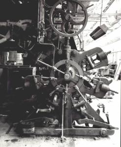 Cotonificio Cantoni - particolare di una macchina da stampa