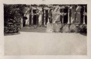 Cardina - Villa Ravasi (?) - edificio e antistante pergolato