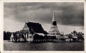 Veduta architettonica - palazzo Royal Barge and Palaco, Bangkok