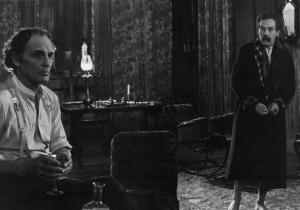 Scena del film "Al di là del bene e del male" - Regia Liliana Cavani - 1977 - Gli attori Philippe Leroy ed Erland Josephson