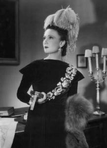 Scena del film "Amicizia" - Regia Oreste Biancoli - 1938 - L'attrice Elsa Merlini